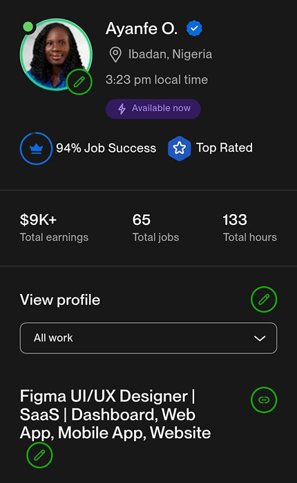 Ayanfe Upwork